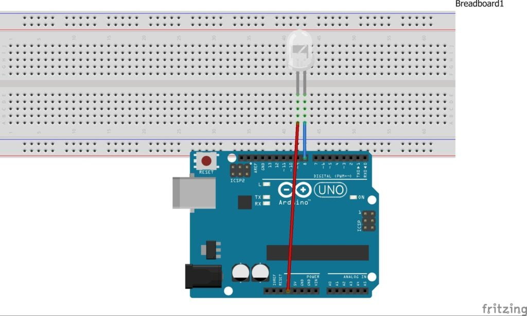 arduino uno with LED