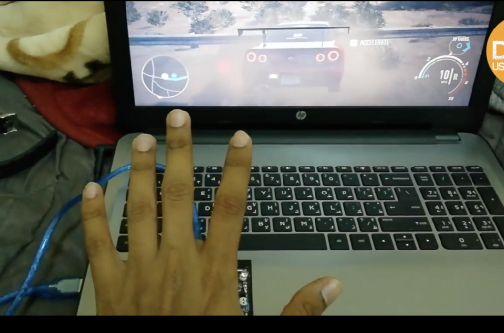 hand gesture control using arduino