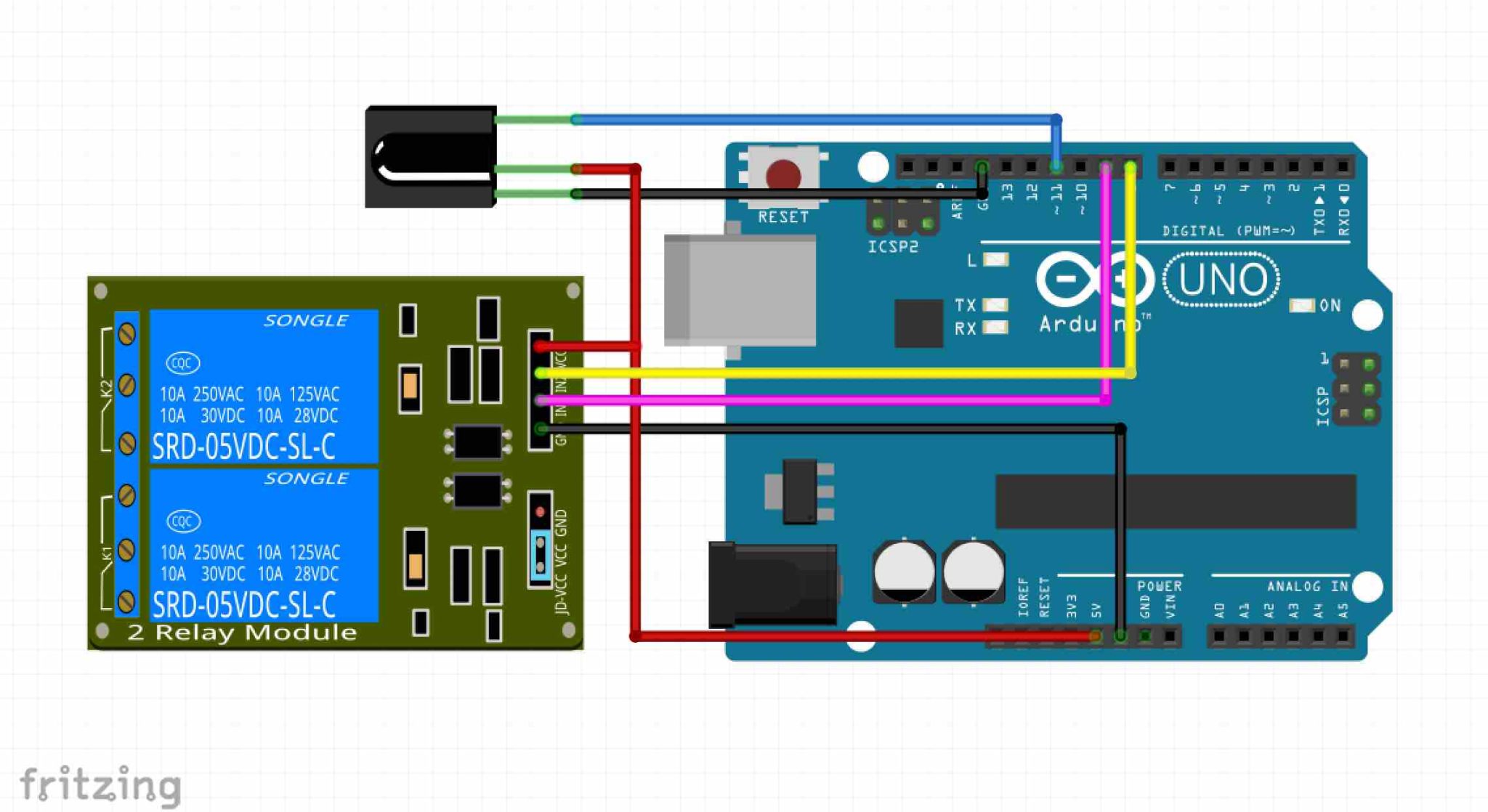 Remote Controlling Home Appliance Using your TV Remote DIY Usthad Circuit Diagram