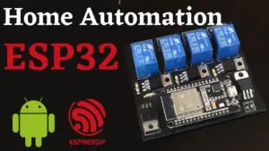 esp32 home automation web server