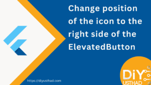 Change position of icon of ElevatedButton to the right - Flutter