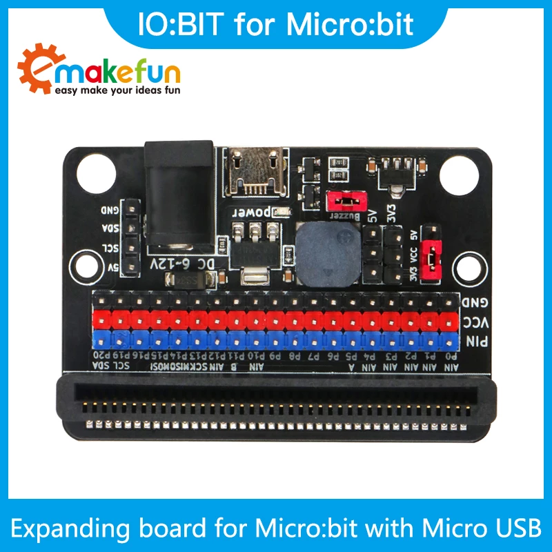 EMakeFun Micro:bit Extention Board for  GPIO Expansion