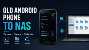 How to Turn an Old Android Phone Into a NAS Using Termux, Samba, and Tailscale