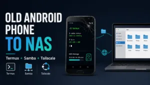 How to Turn an Old Android Phone Into a NAS Using Termux, Samba, and Tailscale