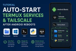 How to Auto-Start Termux Services and Tailscale After Android Reboots